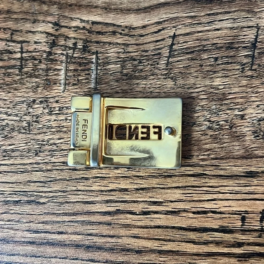 Fendi Gold Belt Buckle